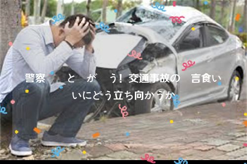 警察調書と話が違う！交通事故の証言食い違いにどう立ち向かうか